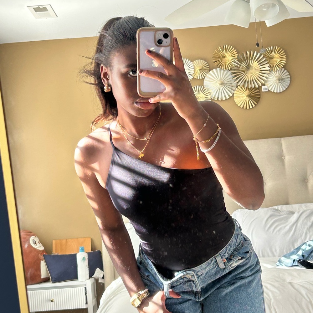 Elegant Black Women's Top